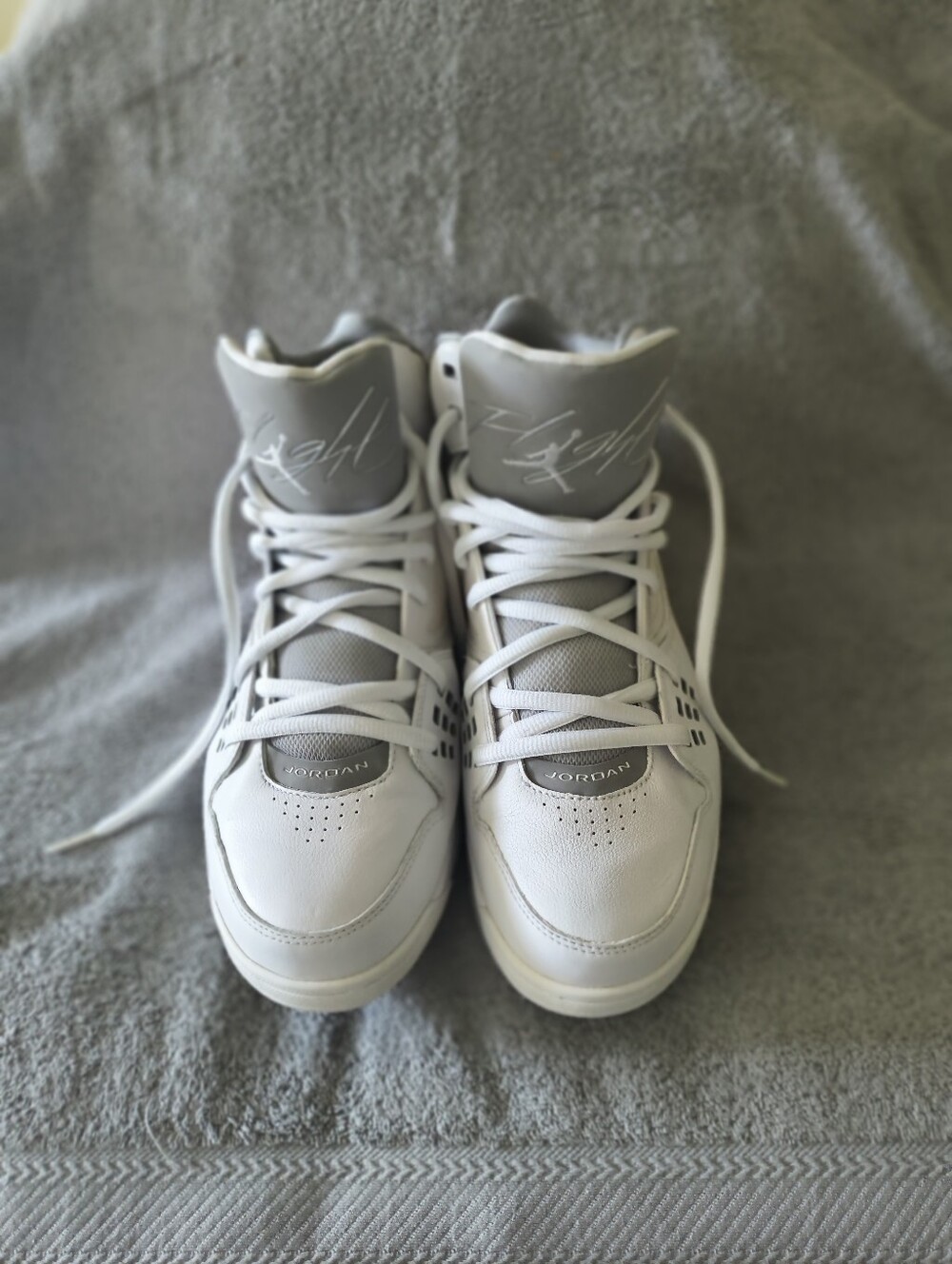 Jordan Flight 23 RST White/Wolf Gray Sneakers Sz 11.5 512234-100 Streetwear Game
